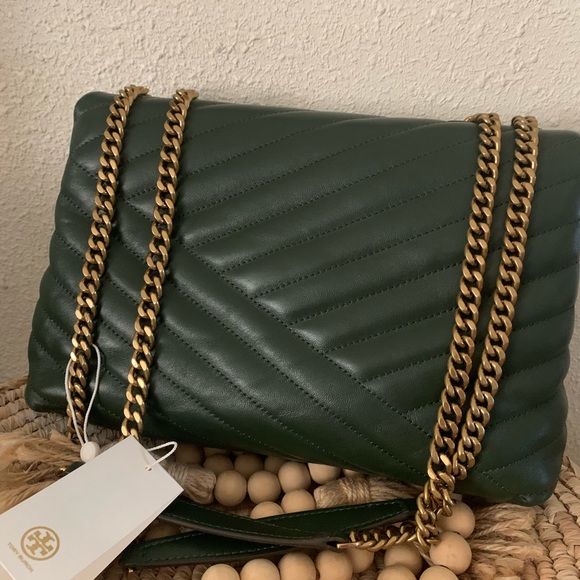 Tori Burch Kira Chevron Leather bag - Picture 4 of 6